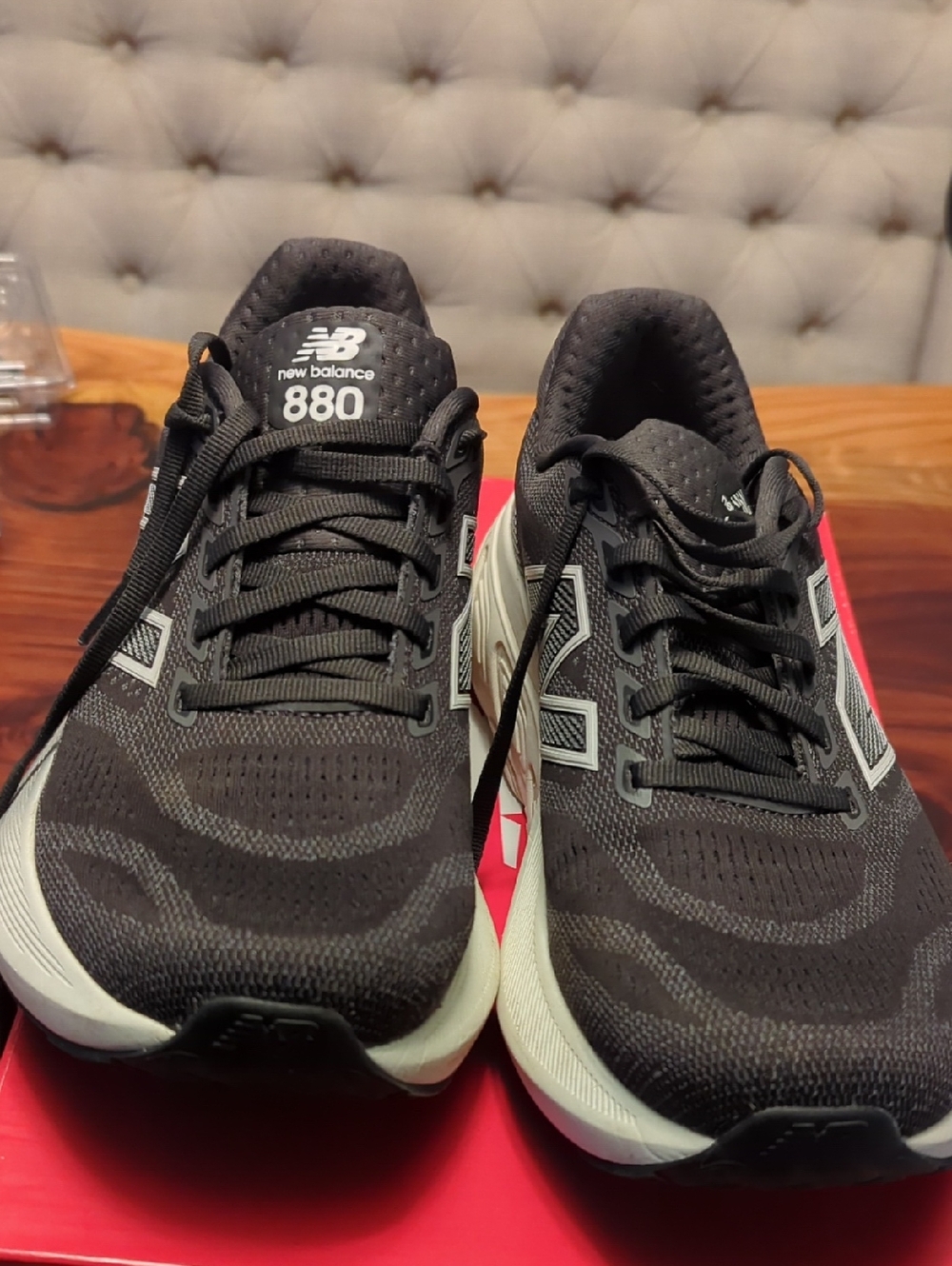 New Balance Black & White Fresh Foam 880 V15 Women'sPerformance Running Shoes
